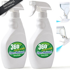 T4U Spray Bottles for Cleaning, 16 OZ Empty 16 OZ, 2 Pack, white