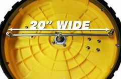 20″ Surface Cleaner Flat Concrete Cleaner BE Whirl-A-Way 85.403.007