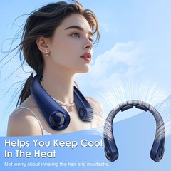 Neck Fan – Portable Rechargeable Personal Neck Cooling Fan With 5 Speeds, Nec…