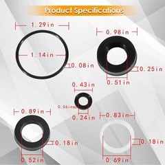 34262 Seals Rebuild Kit Fits Cat Pump 66DX 6DX Pressure Washer Pump 6DX35G1I