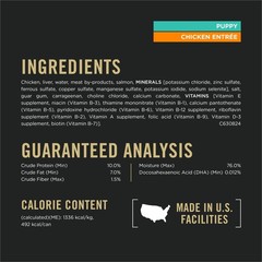 Grain Free Wet Puppy Food Classic Chicken Entrée 13 oz Can