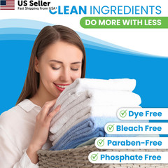 Clean Elements Laundry Detergent Sheets (100 50 Count (Pack of 1), White