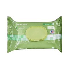 McKesson Flushable* Personal Wipe 6-9/10 X 7 Inch FLF96 6 Pack 576 Wipes