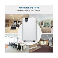 Yaufey 2500 Sq. Ft Dehumidifier for Home and Basements with Aut… FAST USA SHIP