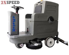 Auto Self-Propelled Ride on floor scrubber, 23.6″ Brush 38″ Squeegee
