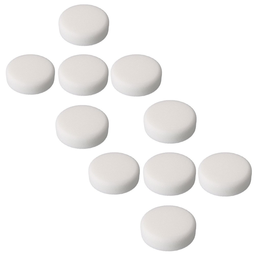 75mm 3″ Firm Coarse Polishing Sponge For Hook and Loop Sanders Polishers 10pc