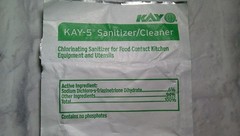 20 Packs KAY-5 Sanitizer Cleaner Powder 1 oz Packets