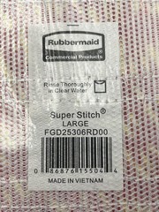 Rubbermaid commercial Super Stitch Mop Head Cotton/Synthetic Large FGD25306RD00