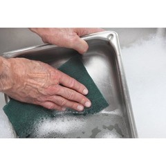 Scotch-Brite 96Cc Scotch-Brite, Green Scouring Pad, 6 In X 9 In, 10 Pk