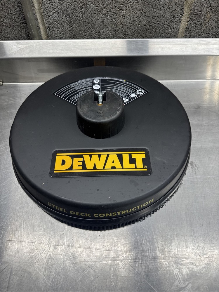 DEWALT DXPW37SC 18″ Pressure 3700 PSI Steel Deck Surface Cleaner Quick Connect