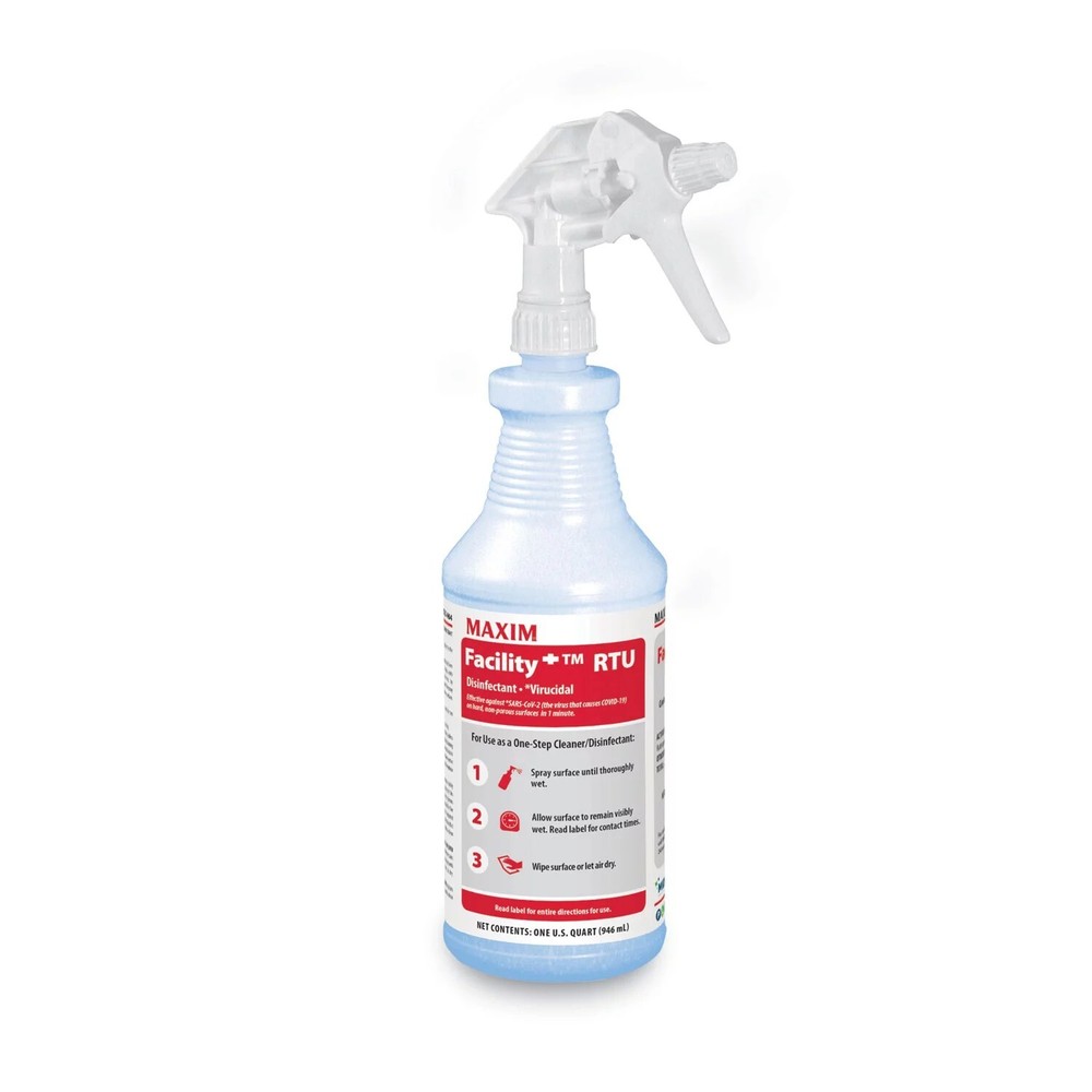 Maxim® Facility+ One-Step Disinfectant Cleaner & Deodorant – Case of 12 (32oz. B