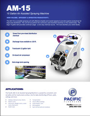 Pacific Floor care Am 15 Gallon Air Assisted Electric Sprayer