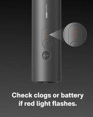 HOTO Handheld Car Vacuum Cleaner Cordless, 4-in-1 Portable Mini Mini, Gray