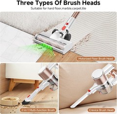 Honki Cordless Vacuum Cleaner 500W/40Kpa Vacuum Cleaners For Home Stick Vacuum