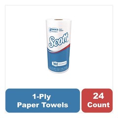 Scott 47031 4.8″ x 11″ 1-Ply Mega Kitchen Roll Paper Towels – White (24/CT) New