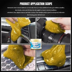 Universal Cleaning Gel Putty for Automotive, Keyboard, Camera, and Printers (Yel