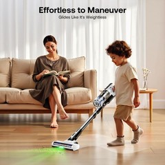 Trucozie Cordless Vacuum Cleaner Self-Standing Lightweight Stick Vacuum 50 Mins