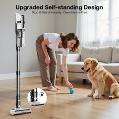 Trucozie Cordless Vacuum Cleaner Self-Standing Lightweight Stick Vacuum 50 Mins