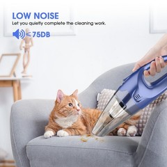 Yoohi Vacuum Cordless Mini Hand Held Vacuum Led Light 2025 Mins Runtime Usb