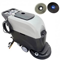 Commercial Automatic Floor Scrubber & Dryer Machine 110V 20″ Cleaning Brush