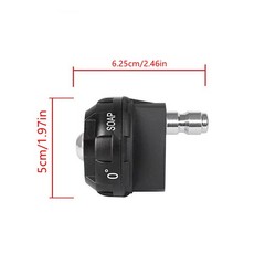 Adjustable Pressure Washer Spray Nozzle, 6-in-1 Quick Change over, 1/4 inch