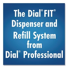 Dial Professional 16619 4″x5.13″x10.5″ 1.2 L Manual Dispenser – Gray (3/CT) New