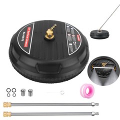 15″ Pressure Washer Surface Cleaner with 2 Extension Wand Quick Connect 3600PSI