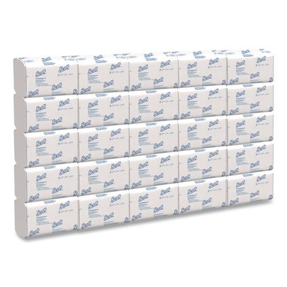 Scott 01980 9.4 in. x 12.4 in. 1-Ply Pro Scottfold Towels – WT (25 PK/CT) New