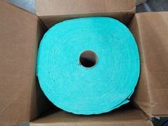Spilfyter G-90BX 32″ x 150′ Sorbent Roll Polypropylene, Perforated, Green