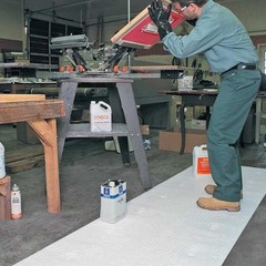 Pig Mat401 Sorbent Roll, 40 Gal, 30 In X 150 Ft, Oil, White, Polypropylene