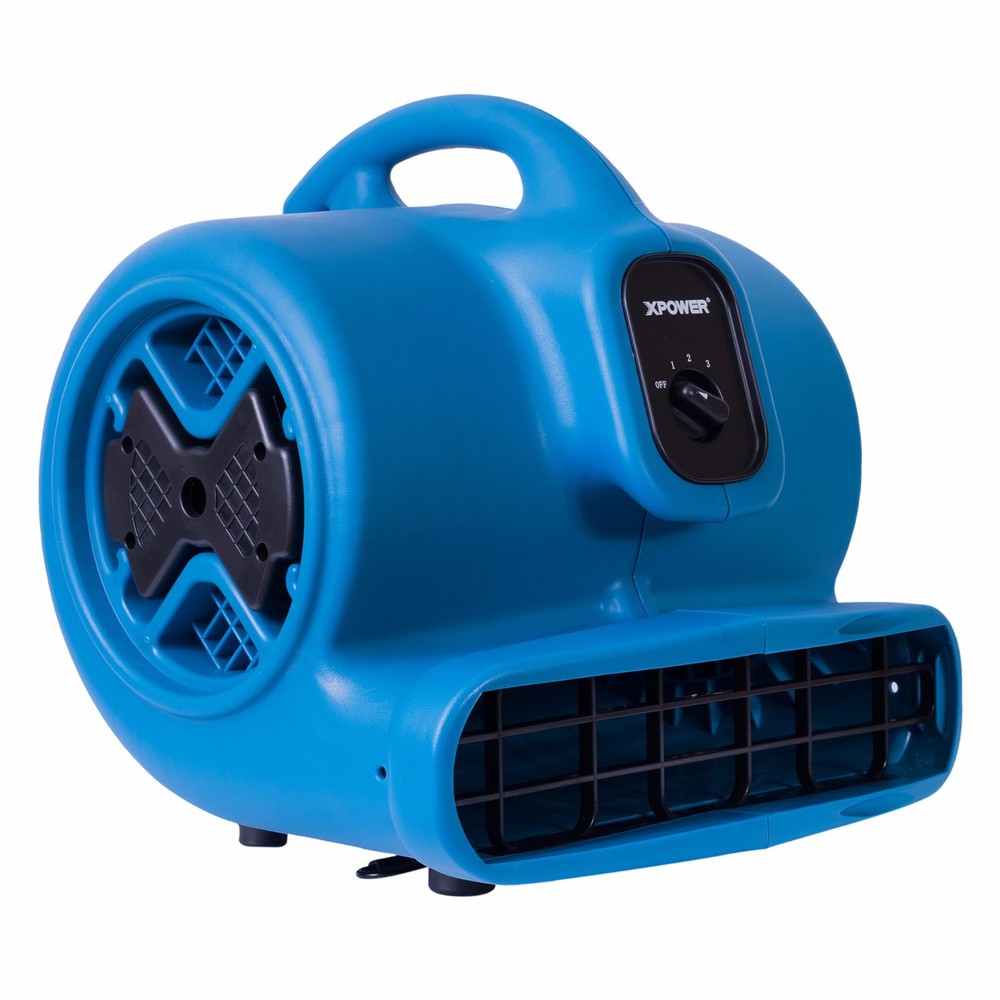 XPOWER P-630 1/2 HP 2800 CFM 3 Speed Air Mover Carpet Dryer Floor Fan Blower