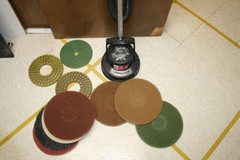 Oreck Orbiter Ultra Floor Machine ORB700MB attachments Pads Scrubber Polisher