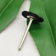 Rotary Tool 1″ Bristle Head Jewelry Buffing Polishing Wheels Brushes Black 12Pcs