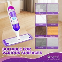 Orighty Reusable Mop Pads for Swiffer PowerMop, 10 Pack Power Mop Pads Refill…