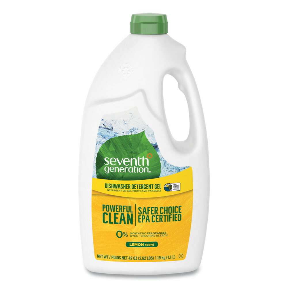 Seventh Generation 22171EA 42 oz. Automatic Dishwasher Gel – Natural Lemon New