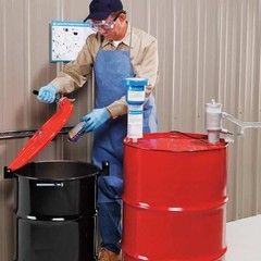 Pig Drm1266 Aerosol Can Recycler, Blue Plastic