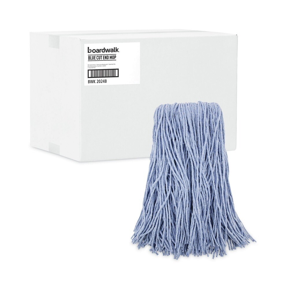 Boardwalk 2024B #24 Cotton/Synthetic Fiber Cut-End Standard Mop Head (12/Ct) New