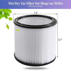 Filter Cartridge For Shop Vac 610B 4040H 4045 6045AH 12B225A 12B300A 12RT300