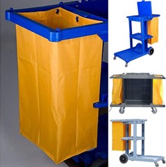 Replacement Janitorial Cart Bag-16 x 11 x 27inches High Capacity Waterproof