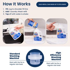 Truly Free Natural Laundry Detergent for Sensitive Skin 50 Fl Oz (Pack of 1)