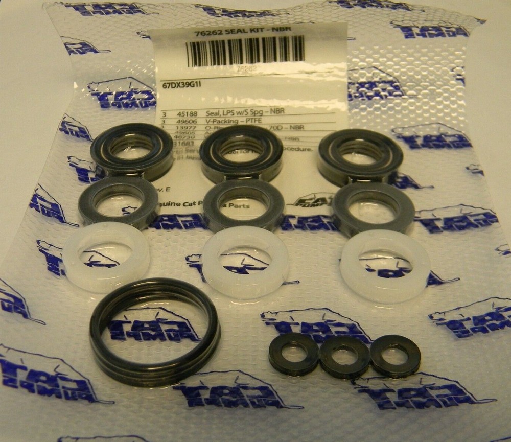 Cat Pump 76262 Seal Kit For 67DX39G1 and DXPW60605 Pressure Pump 67DX391l