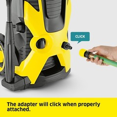 Kärcher Garden Hose Adapter Kit for Electric and Gas Pressure Washers, Yellow