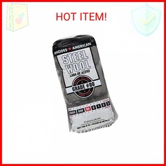 HOMAX PRODUCTS 10121100 Number 00 Steel Wool Pad, 12-Pack , Gray