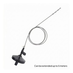 Manual Drain Unclogger ABS Plastic Crank Drain Auger Extended Reach for Toilet