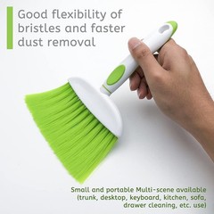 Broom Dustpan Brush Small Dust pan: and 1pcs, Light Green