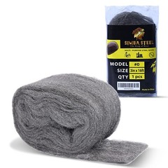 Steel Wool 3 x 16 FT Big Roll, Mice Control, Keep Home Safe Gap Fill, SIMBASTEEL