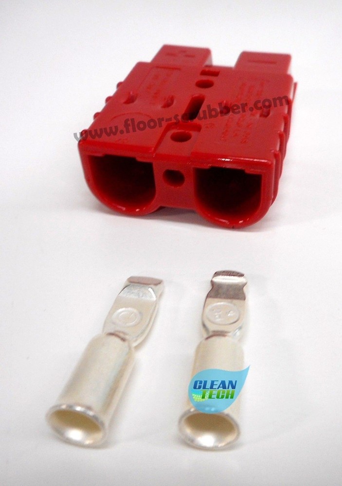 Clarke Red Charger Plug Connector 50amp, with 6Ga contacts 56324305 SB50