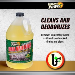 Instant Power Commercial Drain Maintainer – Liquid Enzyme Clog 1 Gallon