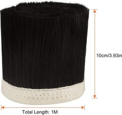Dust Shoe Brush, 100mm Engraving Machine Dust Cover Nylon CNC Vacuum Brush for