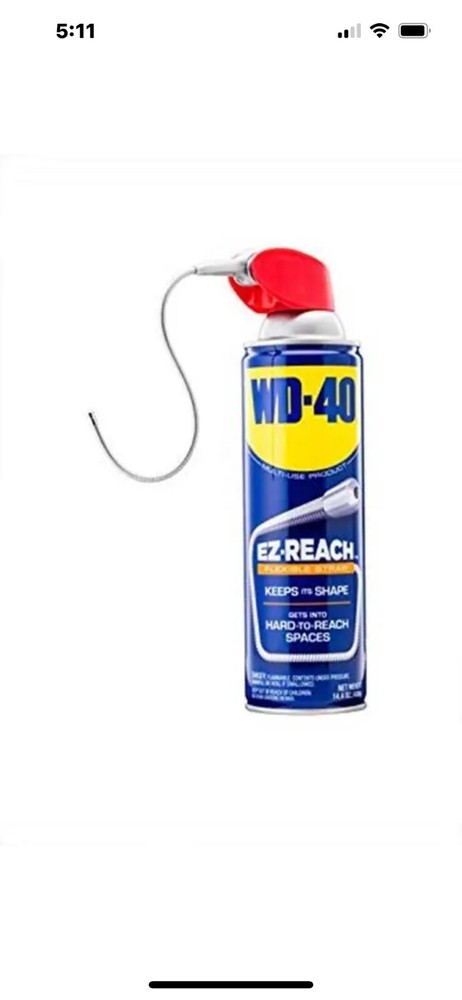 WD-40 Multi-Use EZ-REACH Flexible Straw 14.4 OZ. LOT OF 10 CANS NEW